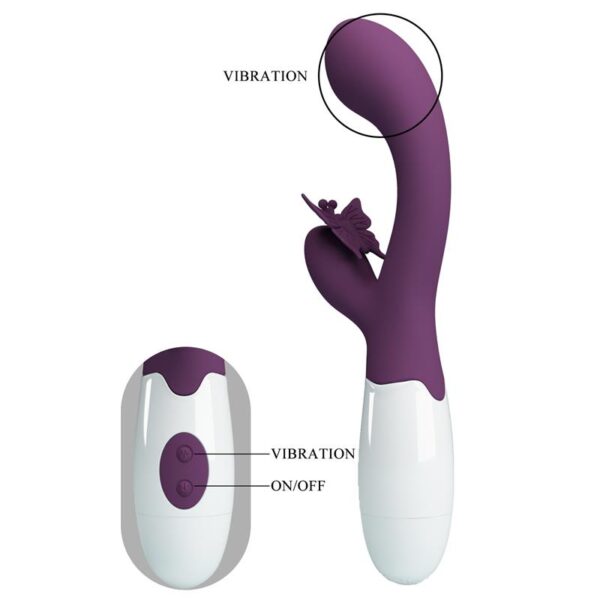 Vibrador Butterfly Kiss 30 funciones Púrpura - Imagen 4