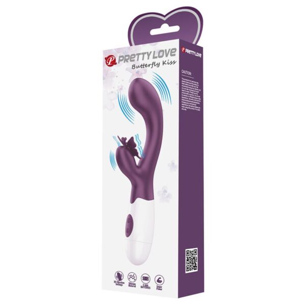 Vibrador Butterfly Kiss 30 funciones Púrpura - Imagen 5