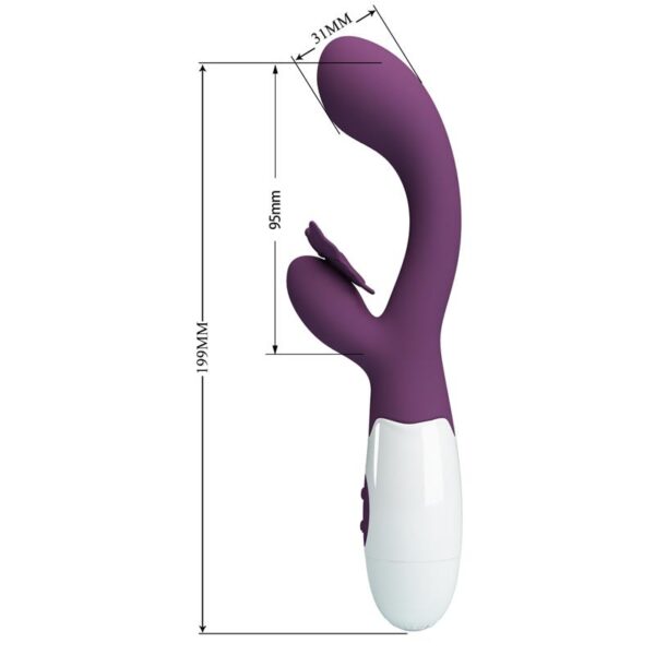 Vibrador Butterfly Kiss 30 funciones Púrpura - Imagen 9