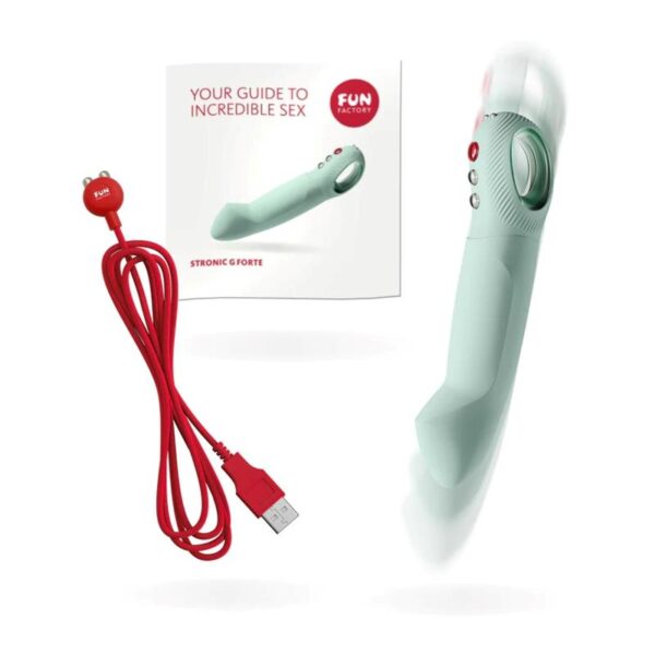 Vibrador con Empuje Stronic G Forte Sage Green - Imagen 3