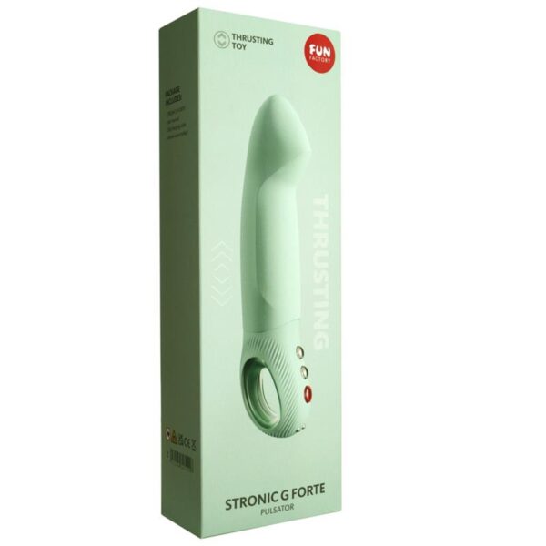 Vibrador con Empuje Stronic G Forte Sage Green - Imagen 6