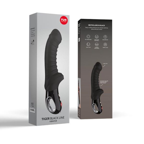 Vibrador Tiger Black - Imagen 4