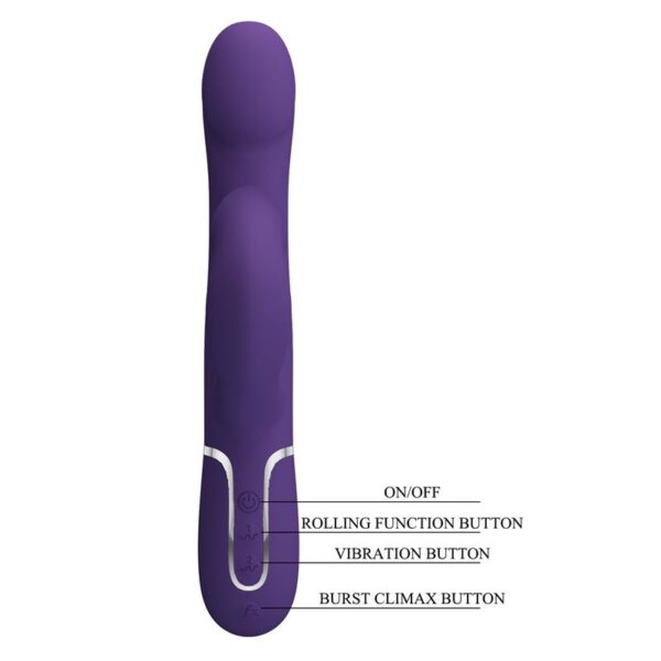 Zalin Rolling Vibrador con Bolas Rotatorias USB - Imagen 7