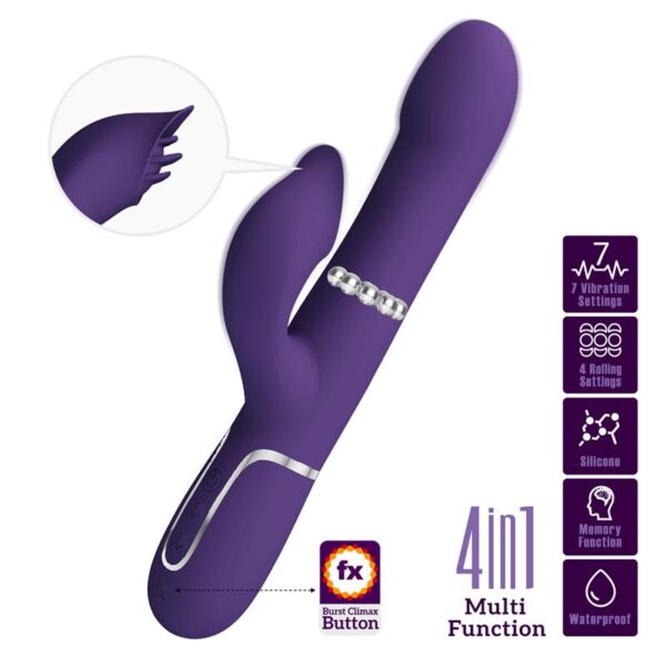 Zalin Rolling Vibrador con Bolas Rotatorias USB