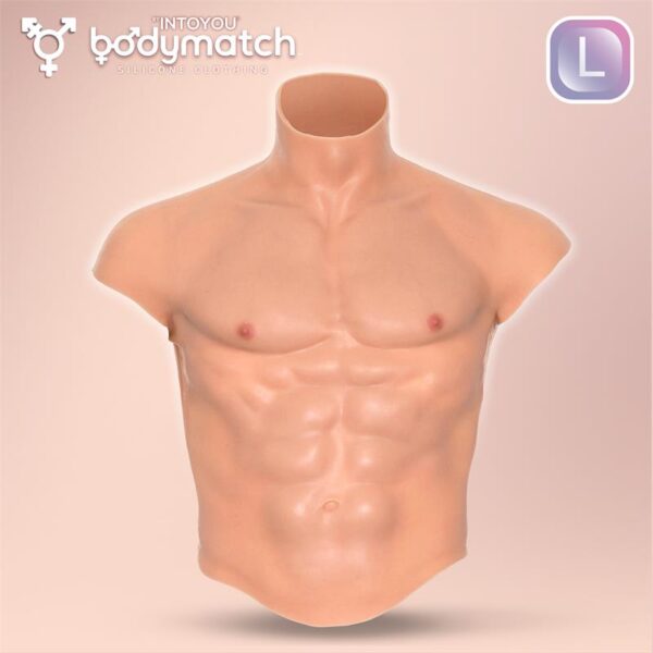 Boomax Traje Torso Masculino Hiperrealista Silicona Líquida Talla L - Imagen 4