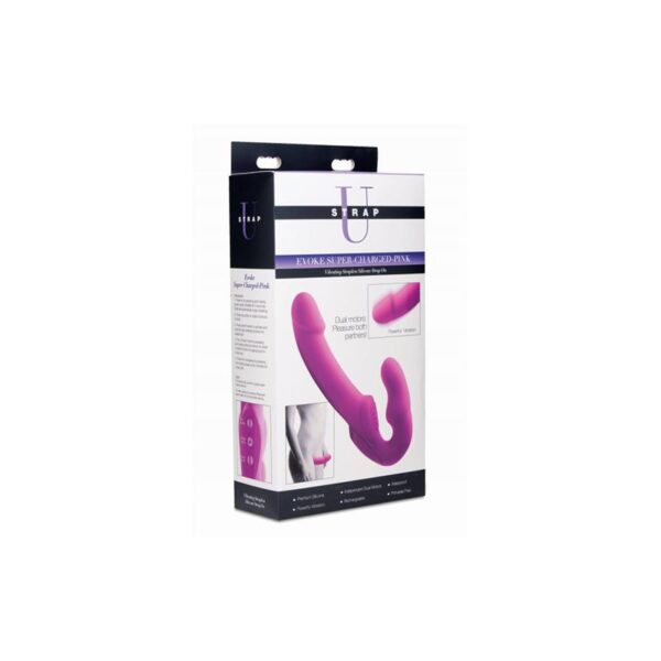 Evoke Vibrador Doble sin Arnes USB Rosa - Imagen 7