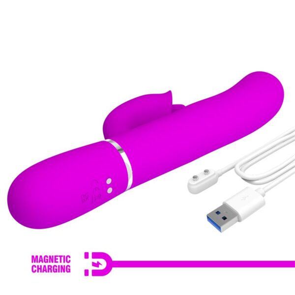 Gigi Vibrador con Licking y Thumping Fucsia - Imagen 5