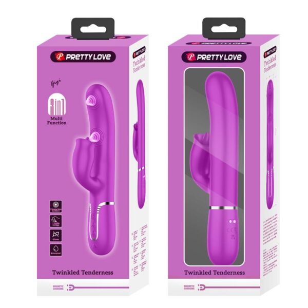 Gigi Vibrador con Licking y Thumping Fucsia - Imagen 10