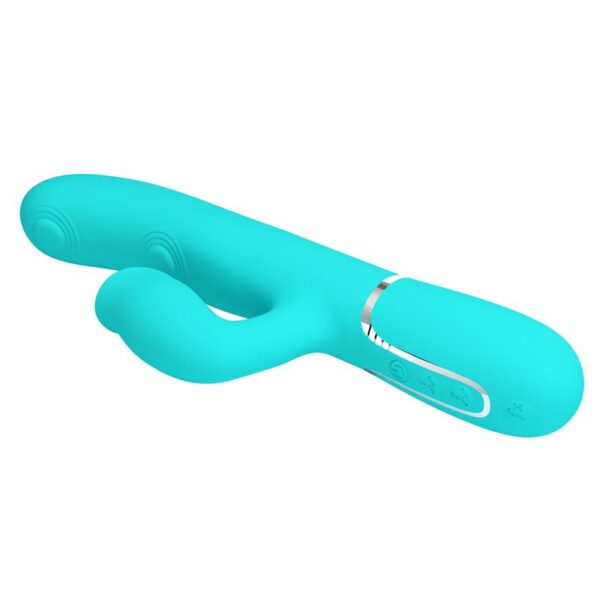 Gigi Vibrador con Licking y Thumping Turquesa - Imagen 3