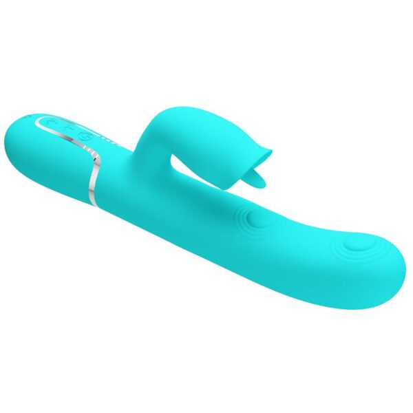 Gigi Vibrador con Licking y Thumping Turquesa - Imagen 4
