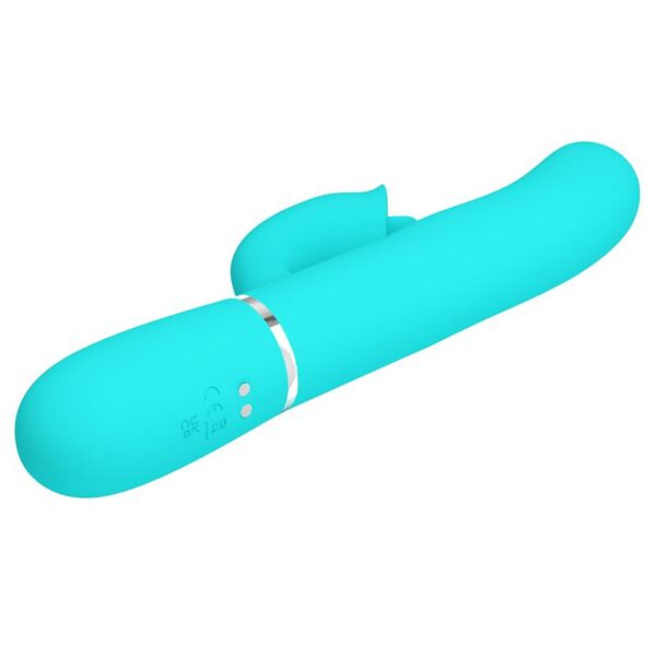 Gigi Vibrador con Licking y Thumping Turquesa - Imagen 5