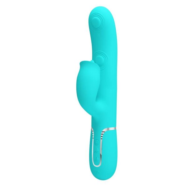Gigi Vibrador con Licking y Thumping Turquesa - Imagen 11