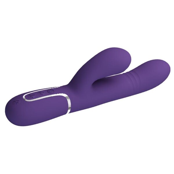 Mariana Vibrador 4 en 1 Silicona Morado - Imagen 11
