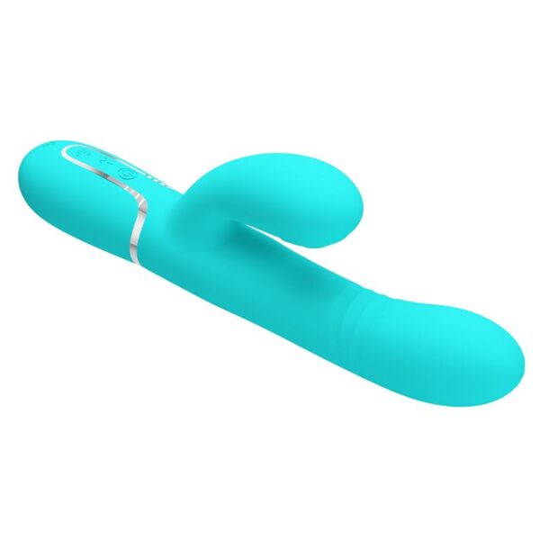 Mariana Vibrador 4 en 1 Silicona Turquesa - Imagen 3