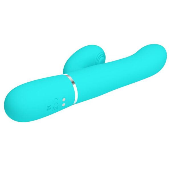 Mariana Vibrador 4 en 1 Silicona Turquesa - Imagen 6