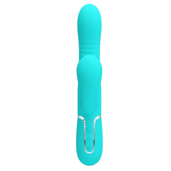Mariana Vibrador 4 en 1 Silicona Turquesa - Imagen 9