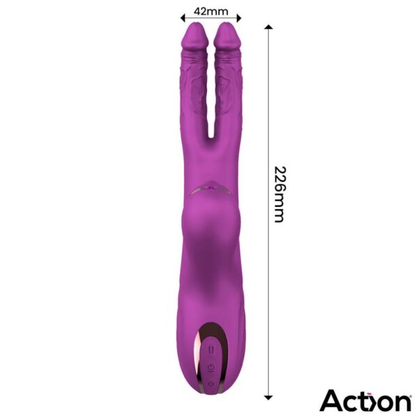 Nico Vibrador con Dildos Alternantes y Bola Percutora 4 Motores - Imagen 7