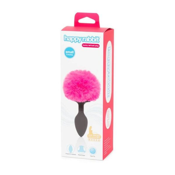 Plug Anal con Cola Color Rosa Pequeño - Imagen 3