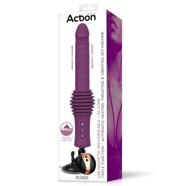 Roxer Sex Machine con Vibración, Thrusting, Efecto Calor y Control Remoto - Imagen 7