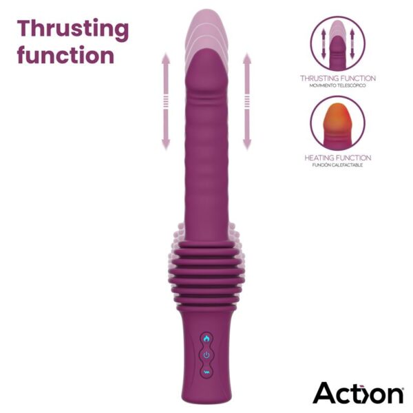 Roxer Sex Machine con Vibración, Thrusting, Efecto Calor y Control Remoto - Imagen 9