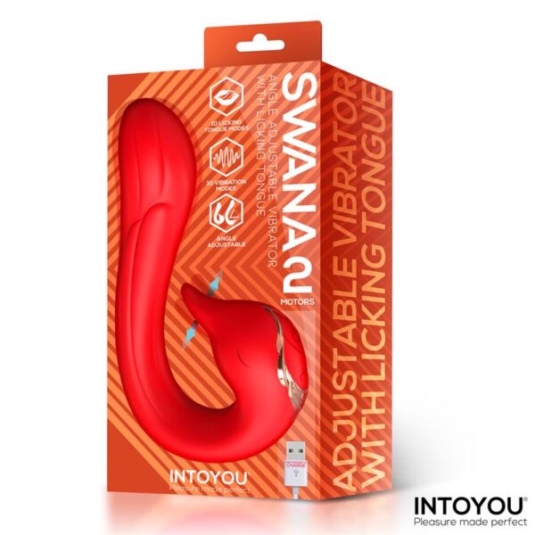 Swana Vibrador con Lengua y Ángulo Ajustable - Imagen 5