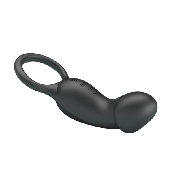 Trae Anillo Vibrador  Silicona USB Negro - Imagen 7