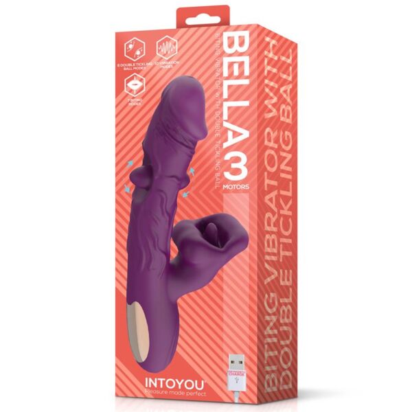 Bella Vibrador Doble Bola Cosquilleante y Mordisqueo 3 Motores - Imagen 5