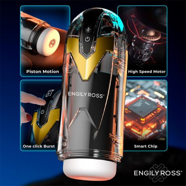 Bloster Masturbador Masculino Automático con Thrusting - Imagen 11
