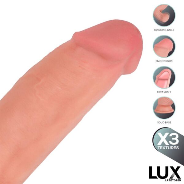 Dirk Dildo Triple Densidad con Testículos Oscilantes 10 - Imagen 6