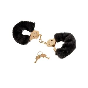 Fetish Fantasy Gold Esposas con Pelo Furry Deluxe Dorado