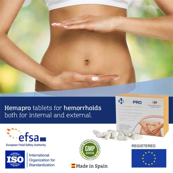 Hemapro Pastillas para las Hemorroides 60 Comprimidos - Imagen 6