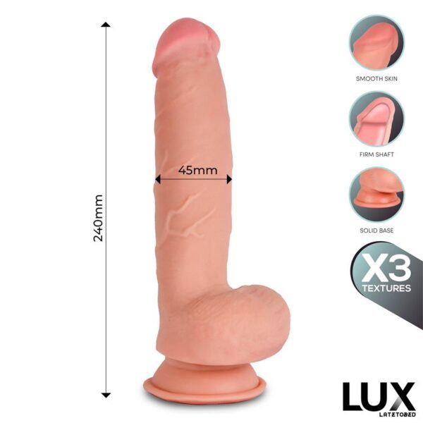 Klaus Dildo Triple Densidad con Testículos 9.4 - Imagen 3