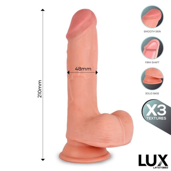 Max Dildo Triple Densidad con Testículos 8.2 - Imagen 3