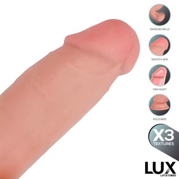 Paul Dildo Triple Densidad con Testículos Oscilantes 8.2 - Imagen 3